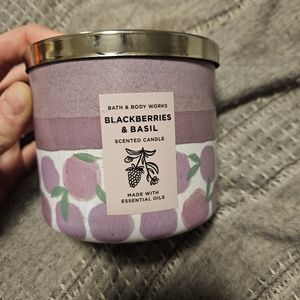 Blackberries & Basil Bath & Body Works Candle